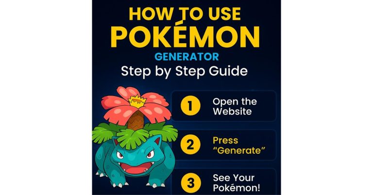 How-to use Pokemon Generator
