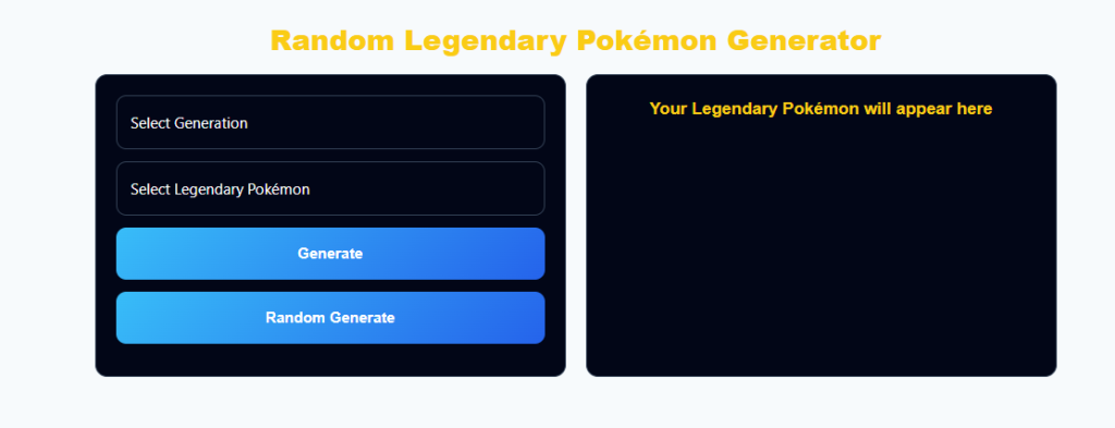 random-legendary-pokemon-generator